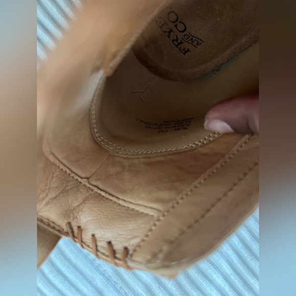 Frye and Co. Palma Stacked Heel Boots Booties Caramel Tan Western Women’s 11 - Picture 11 of 11